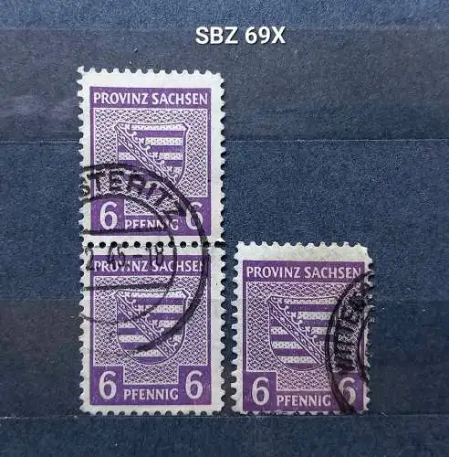 All. Bes. Sowj. Zone  Nr 69X Gestempelt (Posten)