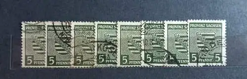 All. Bes. Sowj. Zone  Nr 75X Gestempelt (Posten)