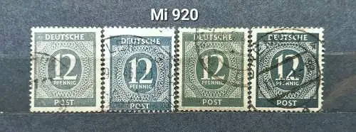 All. Bes. Gem.-Ausg.  Nr 920 Gestempelt (Posten)