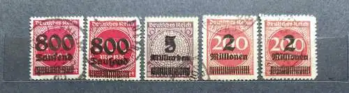 Deutsches Reich  Nr 309B Gestempelt (Posten)