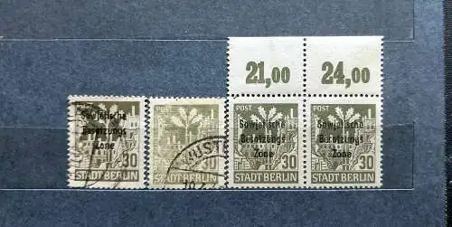 All. Bes. Sowj. Zone  Nr 210 Gestempelt (Posten)
