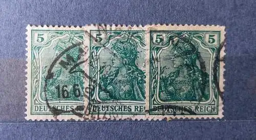 Deutsches Reich  Nr 85II Gestempelt (Posten)