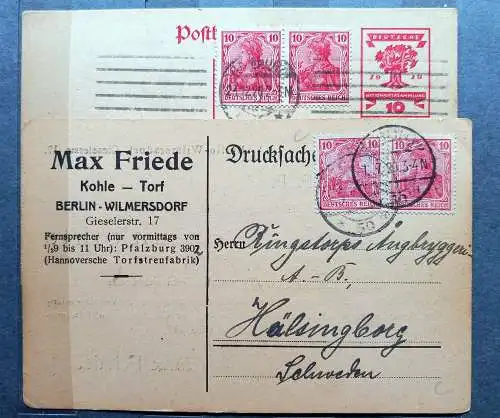 Deutsches Reich 1920 Nr 86II Gestempelt (Posten)