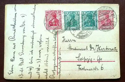 Deutsches Reich 1920 Nr 86II Gestempelt (Posten)