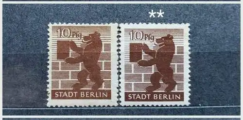 All. Bes. Sowj. Zone  Nr 4A Postfrisch / **