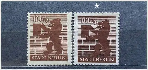 All. Bes. Sowj. Zone  Nr 4A Postfrisch / **