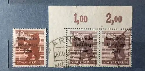 All. Bes. Sowj. Zone  Nr 203 Gestempelt (Posten)