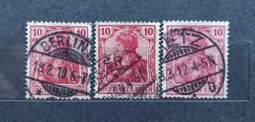 Deutsches Reich  Nr 86I Gestempelt (Posten)