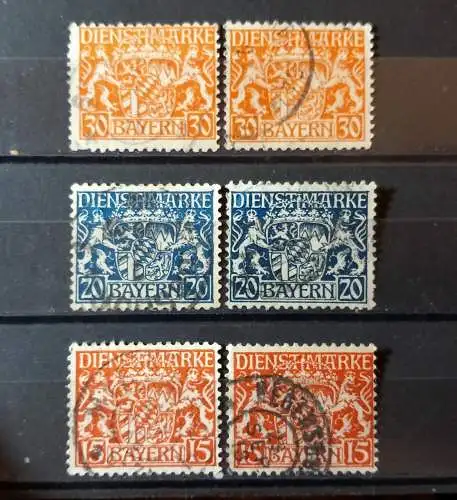 Altdeutschland Bayern  Nr 22 Gestempelt (Posten)