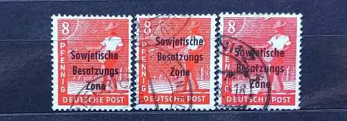 All. Bes. Sowj. Zone  Nr 184 Gestempelt (Posten)