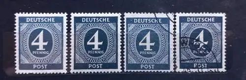 All. Bes. Gem.-Ausg.  Nr 914 Postfrisch / ** Gestempelt (Posten)