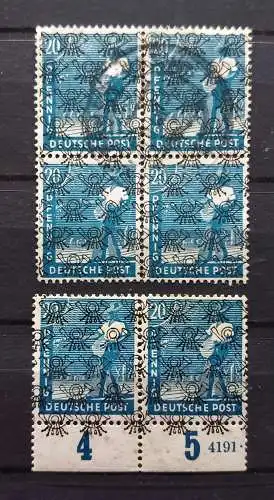 All. Bes. Bizone  Nr 43II Gestempelt (Posten)