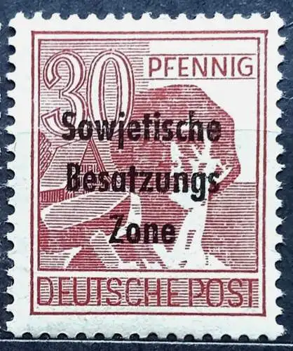 All. Bes. Sowj. Zone  Nr 192 Postfrisch / **