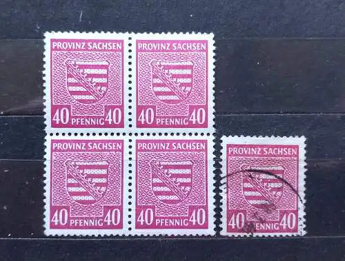 All. Bes. Sowj. Zone  Nr 84Y Postfrisch / ** Gestempelt (Posten)