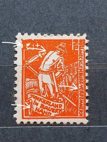 All. Bes. Sowj. Zone  Nr 23 -25 Postfrisch / ** Falz / Gummimängel / *