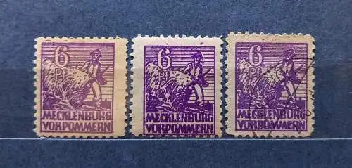 All. Bes. Sowj. Zone  Nr 33 Postfrisch / ** Gestempelt (Posten)