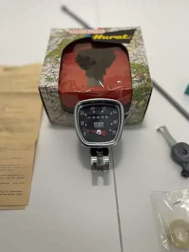 Sachs‑Huret Tachometer (Speedo) – Vintage 70er/80er, NOS in OVP