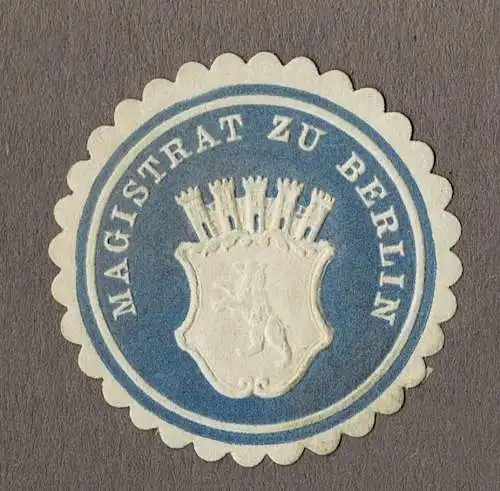 Siegelmarke MAGISTRAT ZU BERLIN
