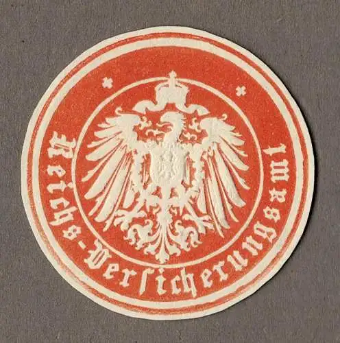Briefsiegel Deutsches Kaiserreich: Reichs-Versicherungsamt