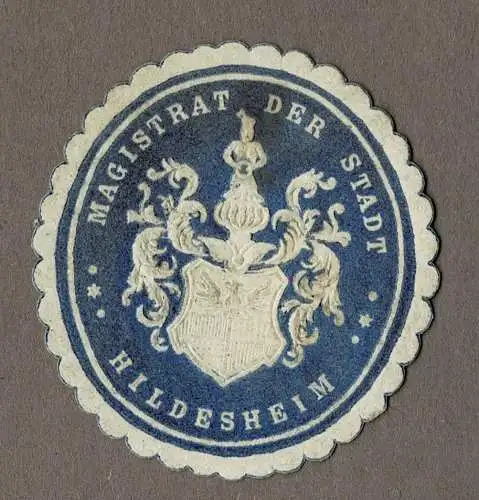 Siegelmarke MAGISTRAT DER STADT HILDESHEIM