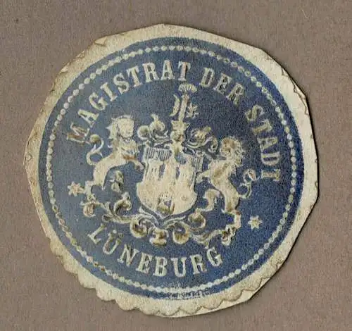 Siegelmarke MAGISTRAT DER STADT LÜNEBURG