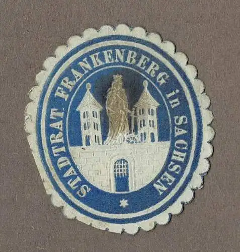 Siegelmarke STADTRAT FRANKENBERG in SACHSEN