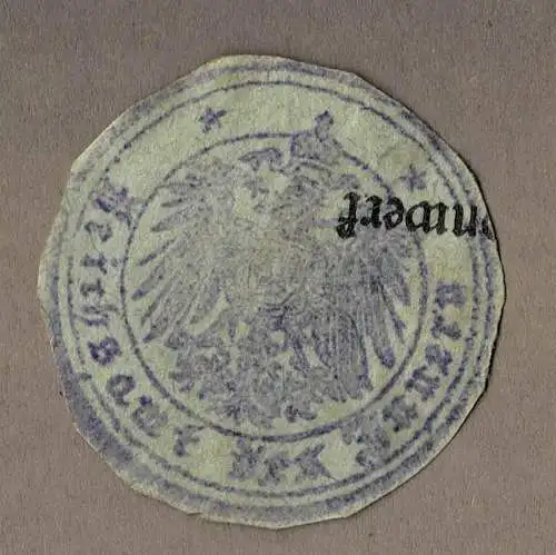 Siegelstempel Deutsches Kaiserreich: Reichsamt des Innern