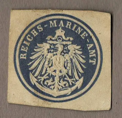 Briefsiegel Kaiserliche Marine: REICHS-MARINE-AMT
