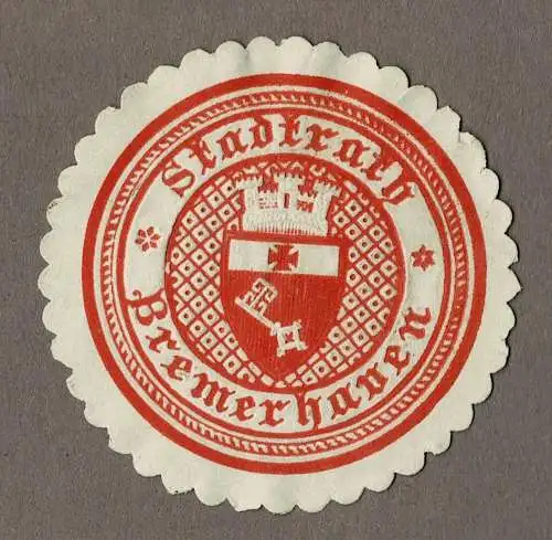 Siegelmarke Bremen: Stadtrath Bremerhaven