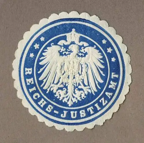 Siegelmarke Deutsches Kaiserreich: REICHS-JUSTIZAMT
