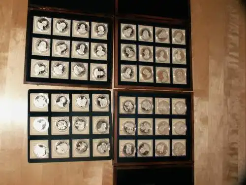 Exklusive Silbermünzsammlung "1000 Jahre Österreich" - Limitierte Edition