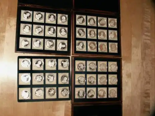 Exklusive Silbermünzsammlung "1000 Jahre Österreich" - Limitierte Edition