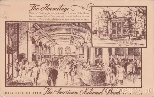 * NASHVILLE - The American National Bank - The Hermitage 1946