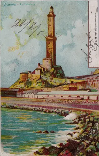 #GENUA gezeichnet: DIE LATERNE - Aufl. J.R.N. RETRO 'UNIVERSAL POSTUNION'