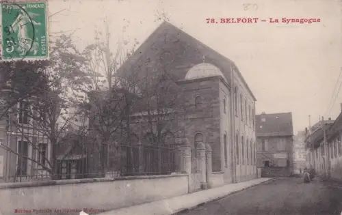 * JUDAICA - Synagoge, Frankreich - Belfort