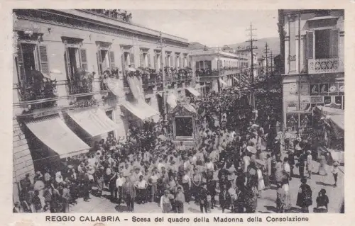* REGGIO CALABRIA - Prozession Madonna della Trost 1932