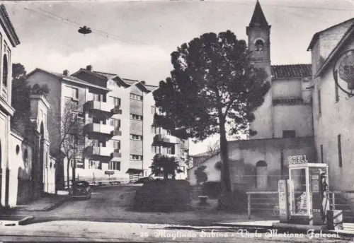 * MAGLIANO SABINA - Viale Mariano Faleoni - Benzinio Shell 1965