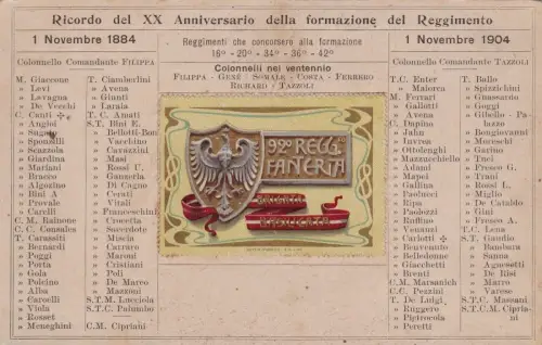 # MACHT: BASILIKATA BRIGADE - ERINNERUNG XX ANNIV. FORMAZ. REGIMENT