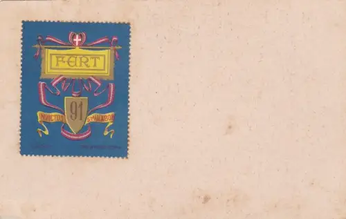 # MACHT: 91. INFANTERIEREGIMENT - KARTE CON ERINNOFILO
