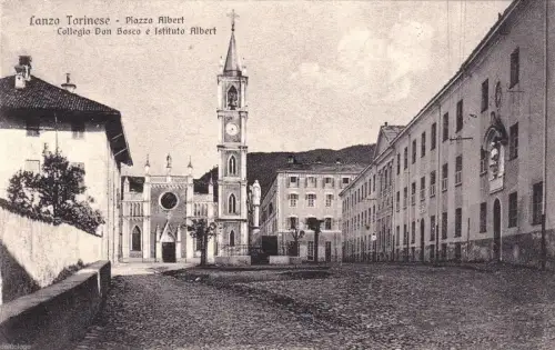 # LANZO TORINESE: PIAZZA ALBERT - COLLEGE DON BOSCO E ST. ALBERT