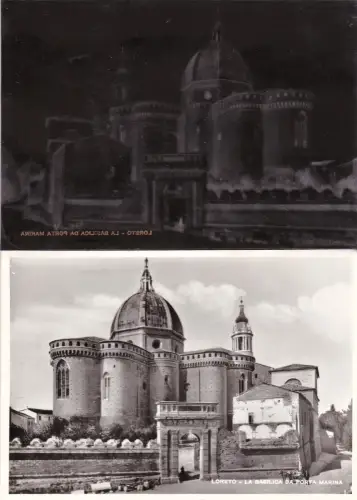 # LORETO: AUS DEN NUSSBÄUMEN & ARMETTI - DIE BASILIKA VON MARINETOR - PLATTE UND KARTON.