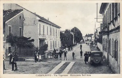 * CASSOLNOVO - Via Vigevano - Restaurant Bell'Aria 1937