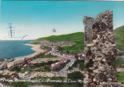 # PALIZZI MARINA: PANORAMA DA TORRE MOZZA - 1969