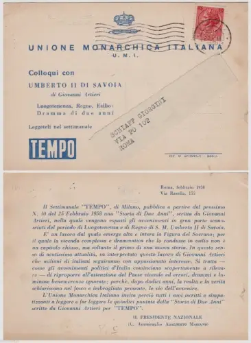 # POLITIK: U.M.I. MIT ZEITWERBUNG