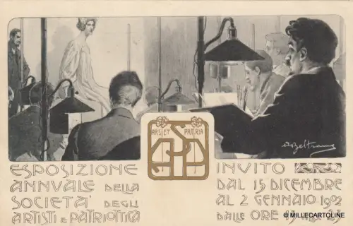 * MAILAND - Ausstellung der Gesellschaft der Künstler und Patrioten 1902 Beltrame