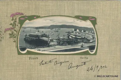ENGLAND - Plymouth - The Pier 1902