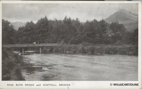 SCHOTTLAND - Brodick - Rosa Burn Bridge and Goatfell