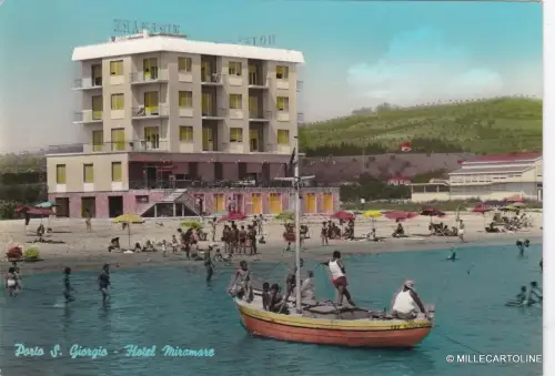 # PORTO S. GIOGIO: HOTEL MIRAMARE (auf Platte farbig) - 1964