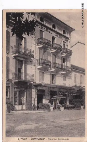 # STRESA BORROMEO: HOTEL SIMPLON