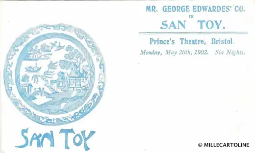 ENGLAND - Bristol - Mr. George Edwardes' Co. in San Toy - Prince's Theatre